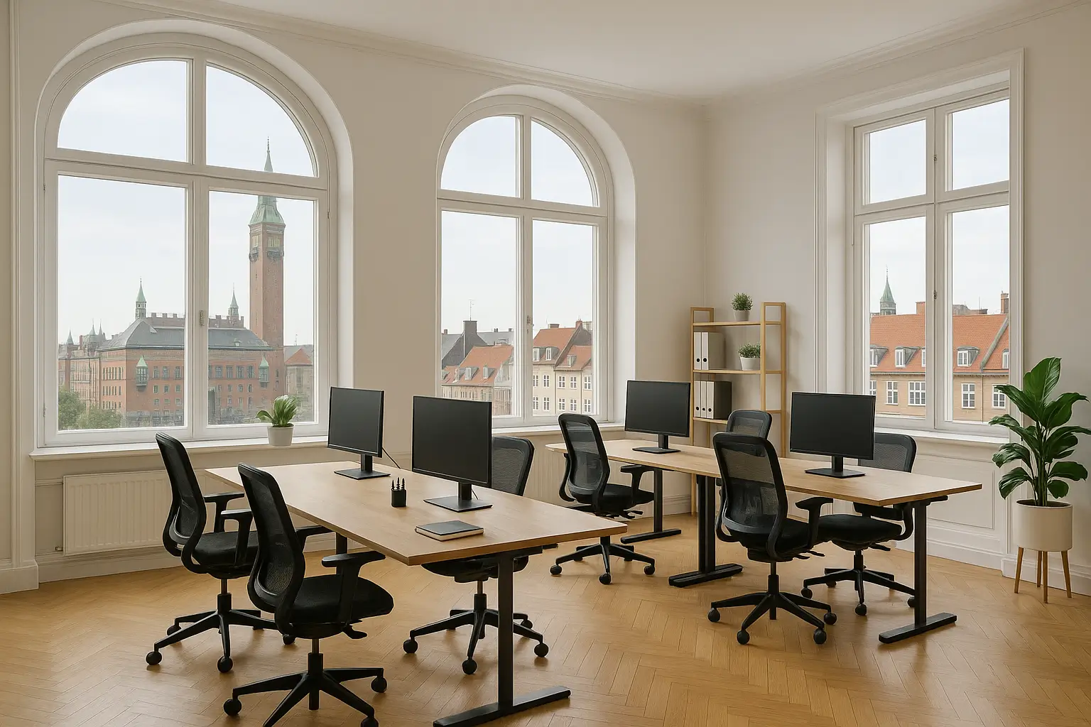 kontor i centrum af København